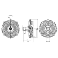 EMBREAGEM VISCOSA  - GE6065