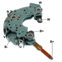 PONTE RETIFICADORA 12V GAUSS - GA1250