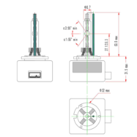 LÂMPADA 42V 25W PK32D1  - GL161D8S