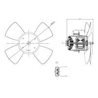 ELETROVENTILADOR 12V 74W  - GE1040