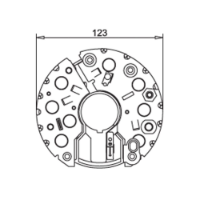 PONTE RETIFICADORA 12V  - GA1735