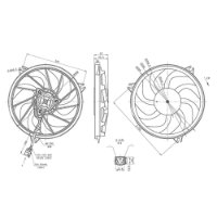 ELETROVENTILADOR 12V 250W  - GE1018