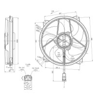 ELETROVENTILADOR 12V 288W  - GE1014