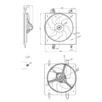 ELETROVENTILADOR 12V 70W  - GE1004