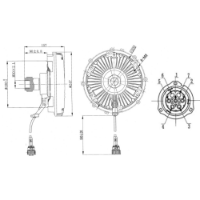 EMBREAGEM VISCOSA  - GE6034