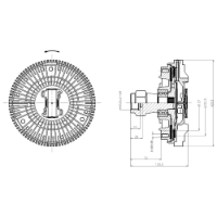 EMBREAGEM VISCOSA  - GE6081