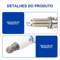 VELA DE IGNIÇÃO  - GV7R65P-08 PLATINA