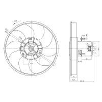 ELETROVENTILADOR 12V 160W  - GE1036