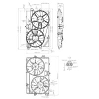 ELETROVENTILADOR 12V 360W  - GE1153