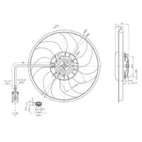 ELETROVENTILADOR 12V 228W  - GE1024