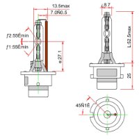 LÂMPADA 85V 35W P32D-2  - GL146D2S