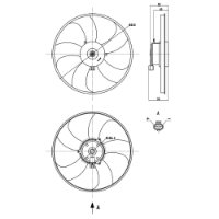 ELETROVENTILADOR 12V 90W  - GE1157