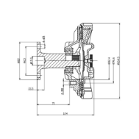 EMBREAGEM VISCOSA  - GE6038