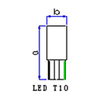 LÂMPADA 12V 1,01W W2.1X9.5D  - GL320LED