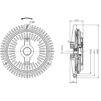 EMBREAGEM VISCOSA  - GE6066