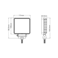 FAROL DE MILHA 9 / 32V  - GL505