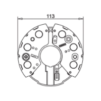 PONTE RETIFICADORA 24V  - GA1638