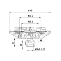 EMBREAGEM VISCOSA  - GE6005
