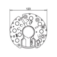 PONTE RETIFICADORA 24V AVALANCHE  - GA1753