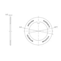 ARRUELA DE AÇO Ø 120 mm (EXTERNO)