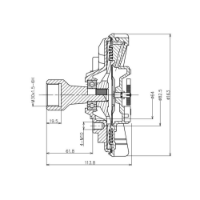 EMBREAGEM VISCOSA  - GE6003