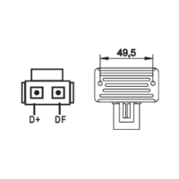 REGULADOR DE VOLTAGEM 14V  - GA126