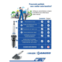 VELA DE IGNIÇÃO IRIDIUM  - GV6R24P-13