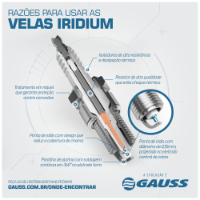 VELA DE IGNIÇÃO  - GV6R10I-13