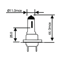 LÂMPADA 12V 55W PX26D  - GL20H7