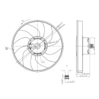 ELETROVENTILADOR 24V 220W  - GE1170