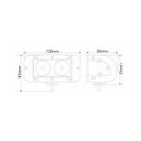 FAROL DE MILHA 9 / 32V  - GL508