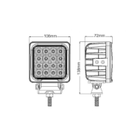 FAROL DE MILHA 9 / 32V  - GL511